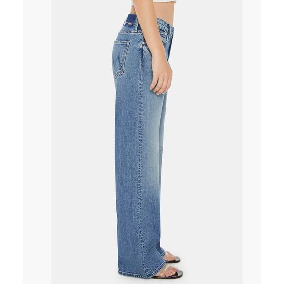 MOTHER Lil Dodger‎ Ankle High-Rise Straight-Leg Jeans Strike a Pose 31 - Picture 14 of 14